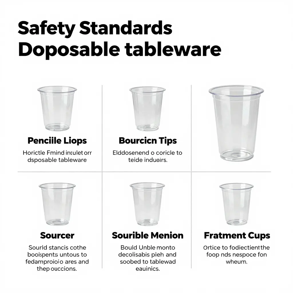 Infographic on Safety Standards for Disposable Tableware
